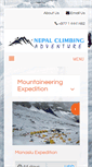 Mobile Screenshot of nepalclimbing.com